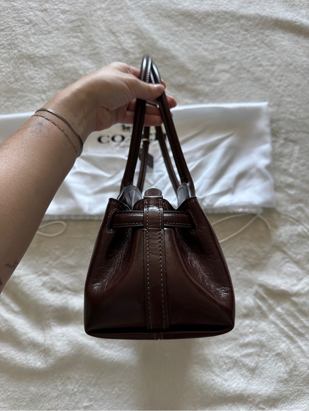 Coach Empire Carryall 34 Maple - Picture 7 of 15